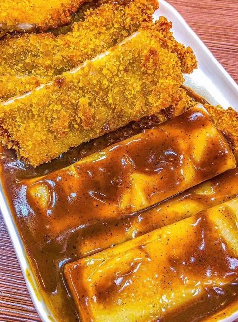 排骨年糕 炸排骨配年糕 上海小吃 上海美食